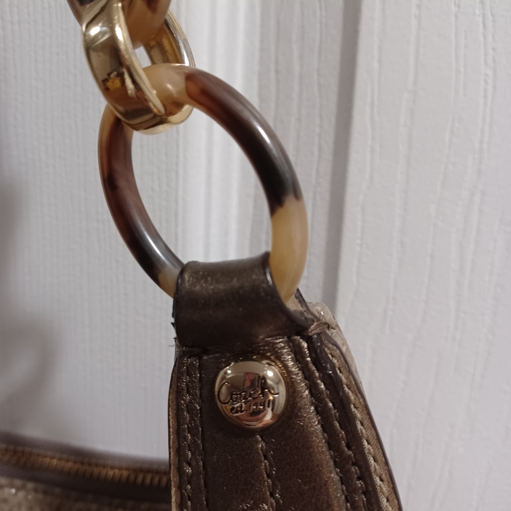 SOLD - Coach  Kristin Gold  Bag - Picture 7 of 16